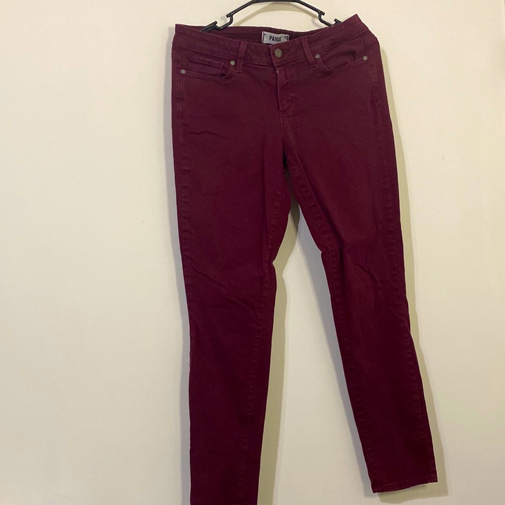 Paige - Maroon Faded Pinot Noir - Size 29.